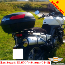 Suzuki DL650 (2004-2011) цільнозварена багажна система для алюмінієвих кофрів або текстильних сумок