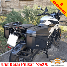 Bajaj Pulsar NS200 (2016-2024) цельносварная багажная система для кофров Givi / Kappa Monokey System