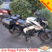 Bajaj Pulsar NS200 (2016-2024) цельносварная багажная система для кофров Givi / Kappa Monokey System