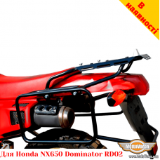 Honda NX650 (88-91) цельносварная багажная система для кофров Givi / Kappa Monokey System или алюминиевых кофров