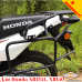 Honda XR150L / XR125 цельносварная багажная система для кофров Givi / Kappa Monokey System