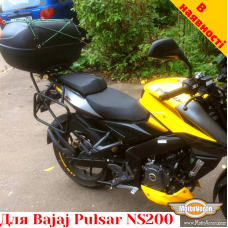 Bajaj Pulsar NS200 (2017-2021) цельносварная багажная система для текстильных сумок