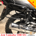 Yamaha YBR125 цельносварная багажная система для текстильних сумок