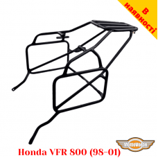 Honda VFR800FI (98-01) цільнозварена багажна система для текстильних сумок або алюмінієвих кофрів